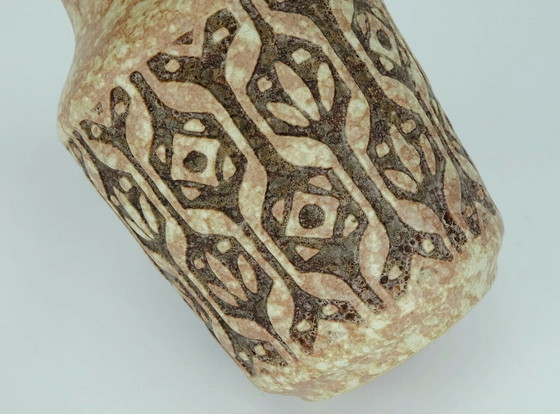 Image 1 of 1960er Jahre VASE U-Keramik Modell 1193/20 abstraktes Dekor