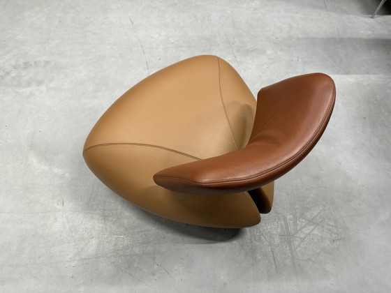 Image 1 of Leolux Pallone Armchair Lederdesignstuhl Braun
