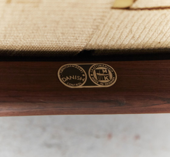 Image 1 of Ib Kofod Larsen Lounge Chair & Ottomane "Adam" for Mogens Kold