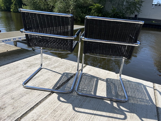 Image 1 of 2x Freischwinger im Bauhaus-Stil