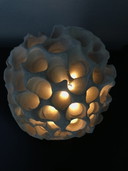 Tischlampe aus Kalkstein