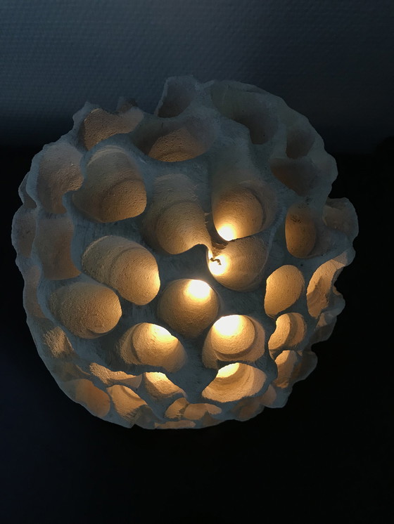 Image 1 of Tischlampe aus Kalkstein