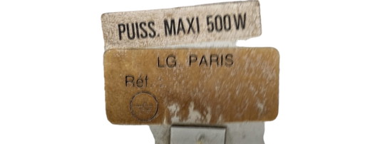 Vintage Lucien Gau Paris Wolkenkratzer Uplighter Stehlampe