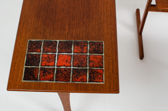 Image 1 of Set dänischer Beistelltische aus Teakholz