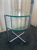Gispen Beistelltisch aus Glas