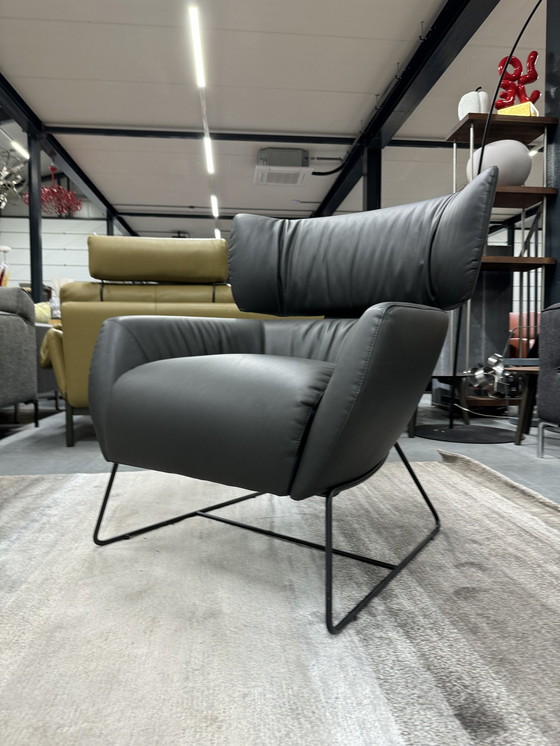 Image 1 of Montis George anthrazitfarbenes Leder