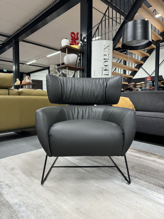 Image 1 of Montis George anthrazitfarbenes Leder