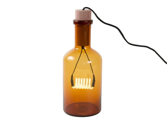 Image 1 of Bernsteinfarbene Bouché-Lampe Seletti (unvollständig)