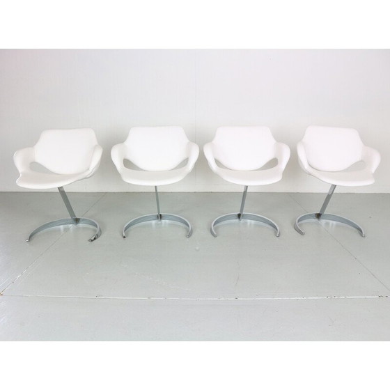 Image 1 of Vintage Space Age Esszimmergarnitur von Boris Tabacoff, Frankreich 1970