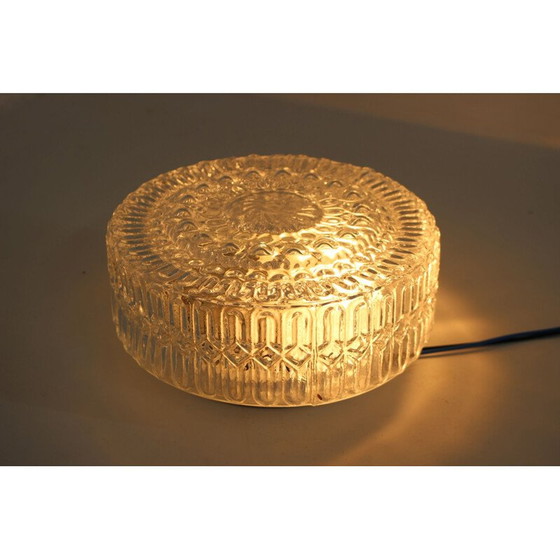 Image 1 of Wandlampe aus Glas, Tschechoslowakei 1970