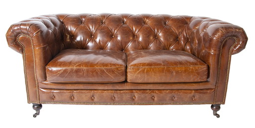 Vintage Chesterfield 2,5 Bank Cognac