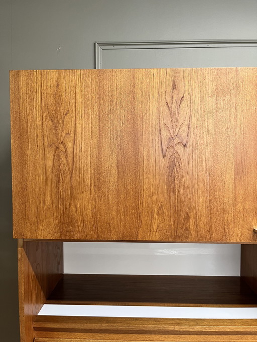 Highboard Großer Vintage-Wandschrank Getränkeschrank