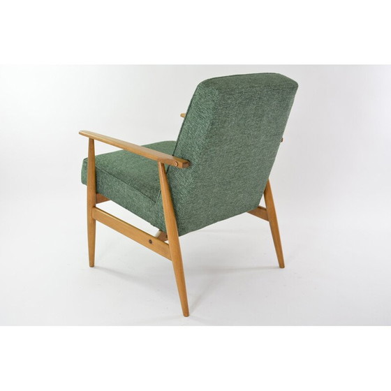 Image 1 of Vintage Fox Sessel grün gesprenkelt, Polen 1960er Jahre