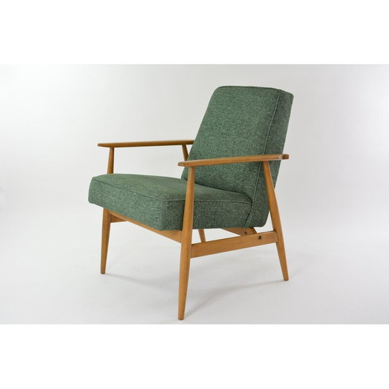 Image 1 of Vintage Fox Sessel grün gesprenkelt, Polen 1960er Jahre