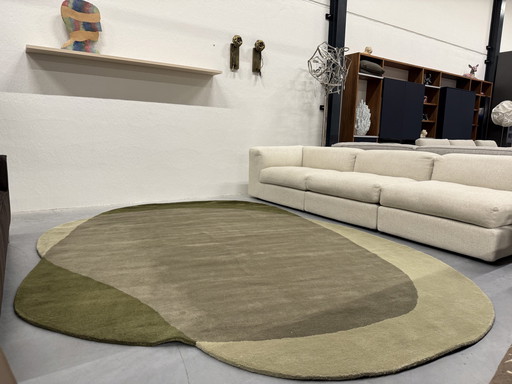Brink En Campman Element Moore Staubig Grün Teppich 250X330