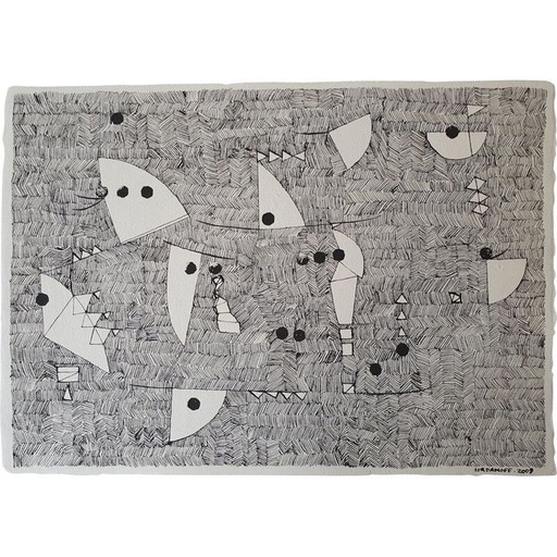 Tusche auf altem Papier n 535 - Jérémie Iordanoff, 2009