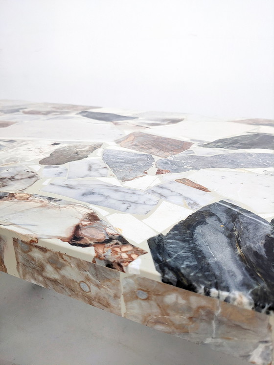 Image 1 of Marmor & Chrom Couchtisch