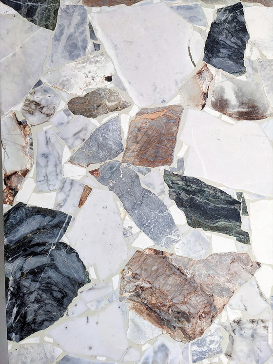 Image 1 of Marmor & Chrom Couchtisch