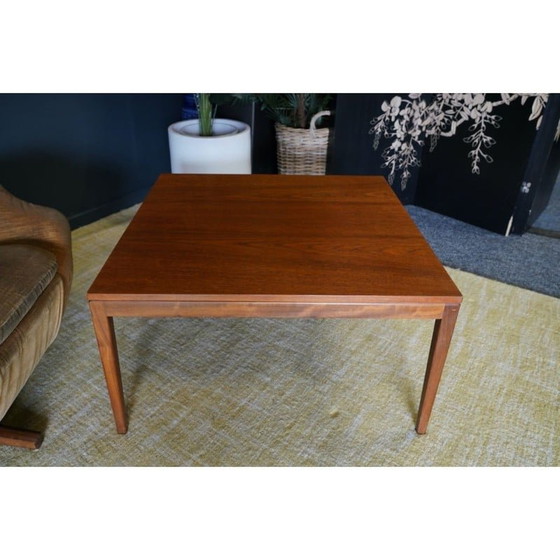 Image 1 of Mid Century Teakholz quadratischer Couchtisch, 1960er Jahre
