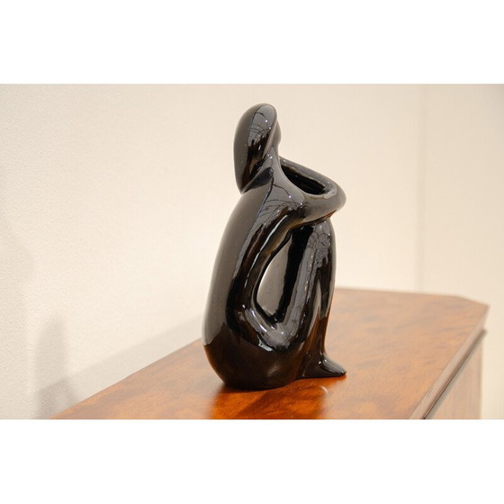 Image 1 of Keramikskulptur eines nackten Mädchens von Jitka Forejtová, Tschechoslowakei 1960