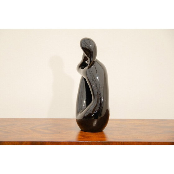 Image 1 of Keramikskulptur eines nackten Mädchens von Jitka Forejtová, Tschechoslowakei 1960