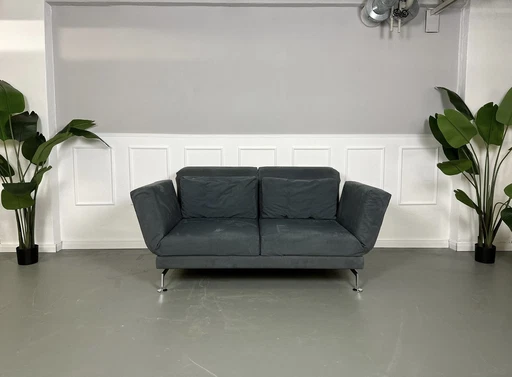 Brühl Moule Sofa Velour Schlafsofa Designer Ausstellungsstück