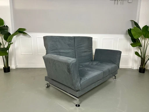 Brühl Moule Sofa Velour Schlafsofa Designer Ausstellungsstück