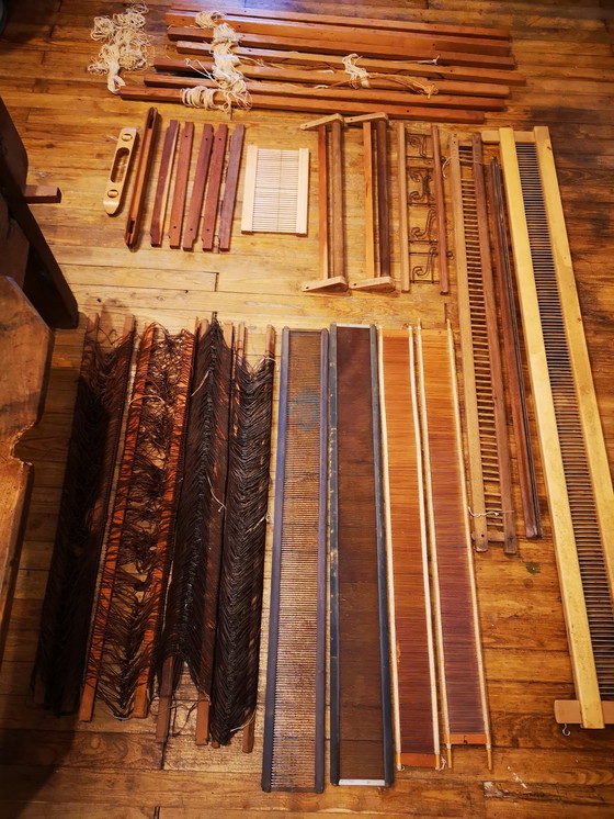 Image 1 of Webstuhl um 1890, Einzelstück,