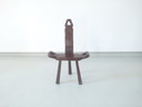 Brutalist dekorativer spanischer Hocker