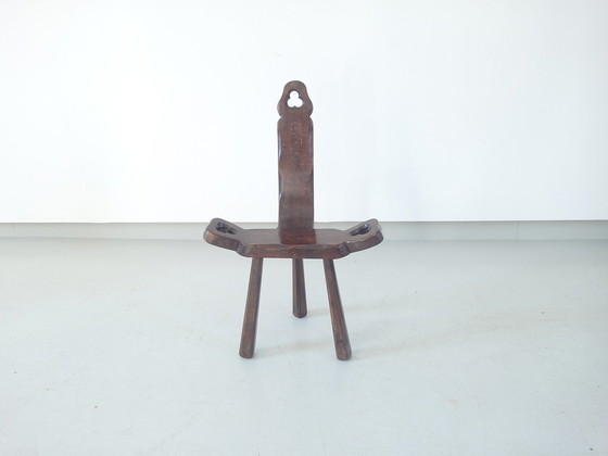 Image 1 of Brutalist dekorativer spanischer Hocker