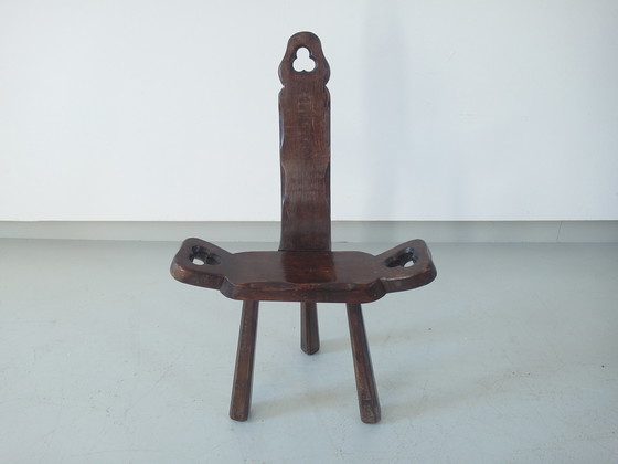 Image 1 of Brutalist dekorativer spanischer Hocker