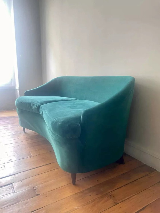 Image 1 of 1950'S Samt Sofa