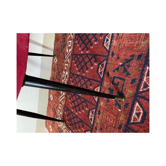 Image 1 of Paar italienische Vintage-Sessel aus rotem Samt