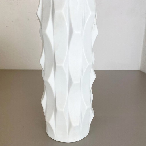 Vintage Op Art Porzellanvase von Heinrich Fuchs für Hutschenreuther, Deutschland 1970er Jahre