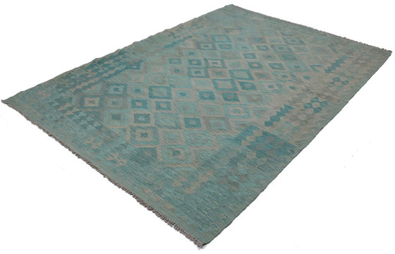 Image 1 of Original Old Style Kelim Afghan 245 X 185 Cm Top Zustand
