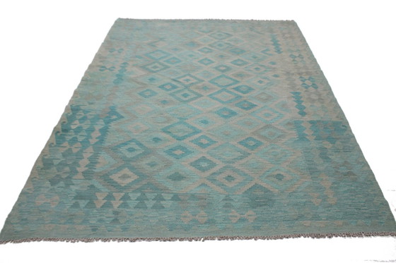 Image 1 of Original Old Style Kelim Afghan 245 X 185 Cm Top Zustand