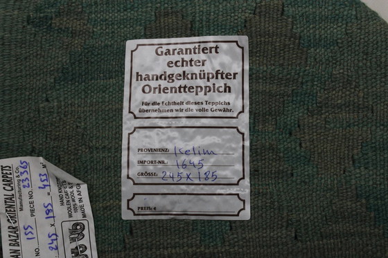 Image 1 of Original Old Style Kelim Afghan 245 X 185 Cm Top Zustand