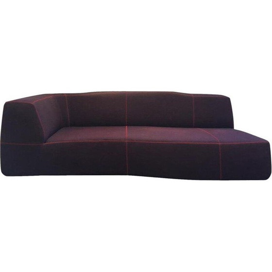 Image 1 of Vintage-Sofa mit lila Stoff von Patricia Urquiola, Italien