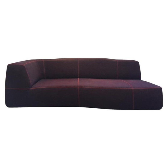 Image 1 of Vintage-Sofa mit lila Stoff von Patricia Urquiola, Italien