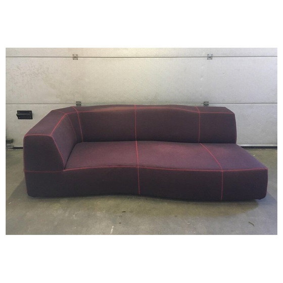 Image 1 of Vintage-Sofa mit lila Stoff von Patricia Urquiola, Italien