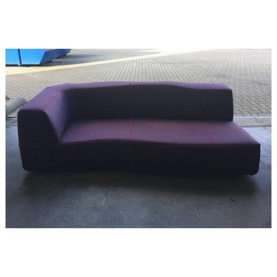 Image 1 of Vintage-Sofa mit lila Stoff von Patricia Urquiola, Italien
