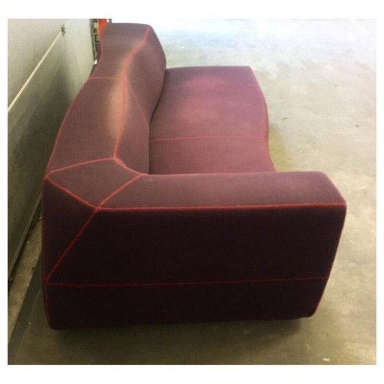 Image 1 of Vintage-Sofa mit lila Stoff von Patricia Urquiola, Italien