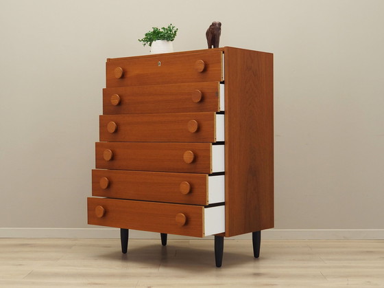 Image 1 of Kommode aus Teakholz, Dänisches Design, 1960er Jahre, Produktion: Dänemark