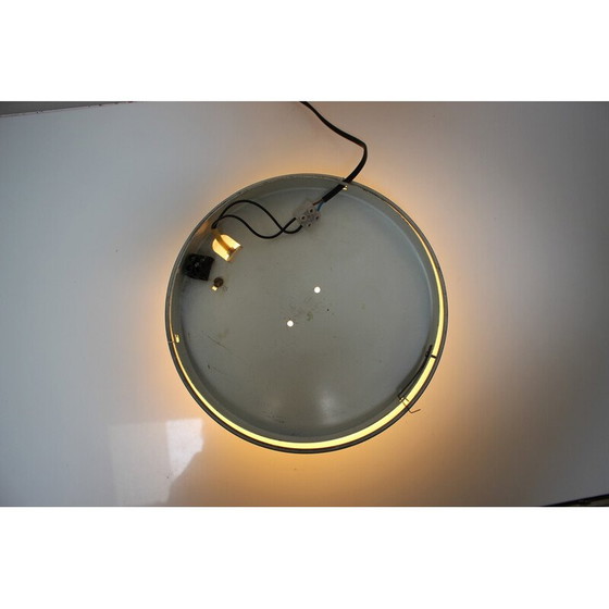 Image 1 of Wandlampe aus Metall und Glas für Napako, Tschechoslowakei 1960