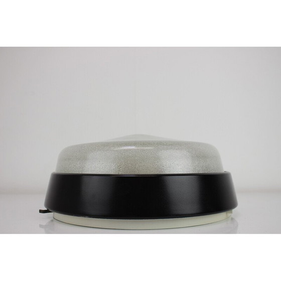 Image 1 of Wandlampe aus Metall und Glas für Napako, Tschechoslowakei 1960