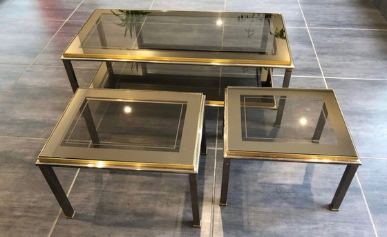 Image 1 of Italienisches Design Niedrige Tische Set, 1970er Jahre
