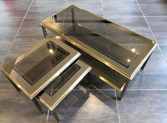 Image 1 of Italienisches Design Niedrige Tische Set, 1970er Jahre
