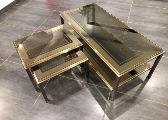 Image 1 of Italienisches Design Niedrige Tische Set, 1970er Jahre
