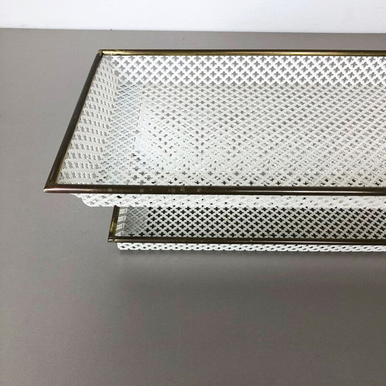 Image 1 of Vintage Matégot Wandpaneel aus Messing, Frankreich 1960