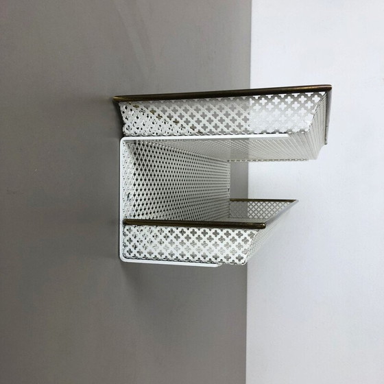 Image 1 of Vintage Matégot Wandpaneel aus Messing, Frankreich 1960